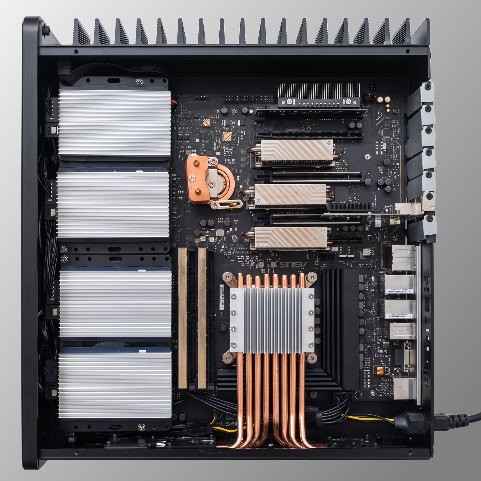 Server top-down view
